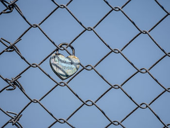 Full frame shot of chainlink fence