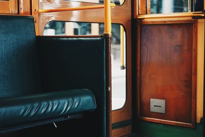 Tram interior