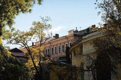 Low angle view of building against sky