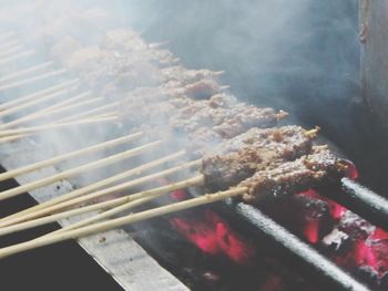 Close-up of preparing food