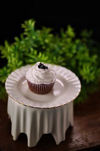 Close-up of cake on table