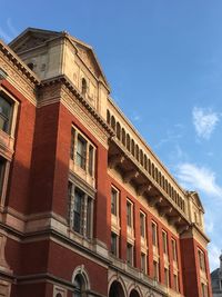 Low angle view of building against sky