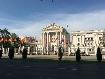 Facade of historical building