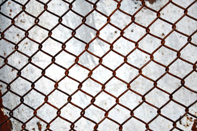 Full frame shot of chainlink fence