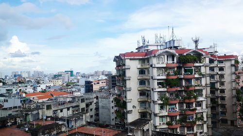 Cityscape against sky