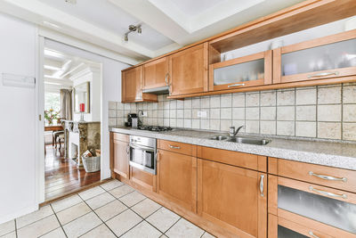 Interior of kitchen