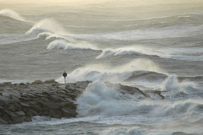 Scenic view of sea