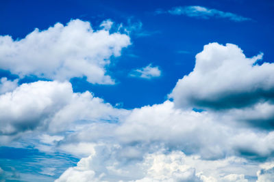 Low angle view of clouds in sky
