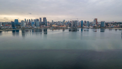View of city at waterfront