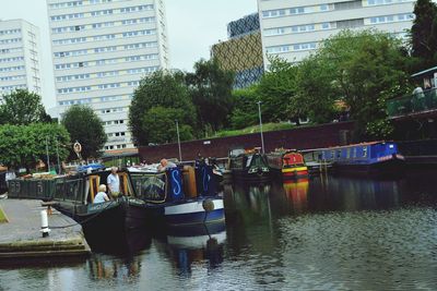 City buildings with waterfront