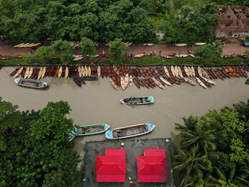 Floating boat market in bangladesh 