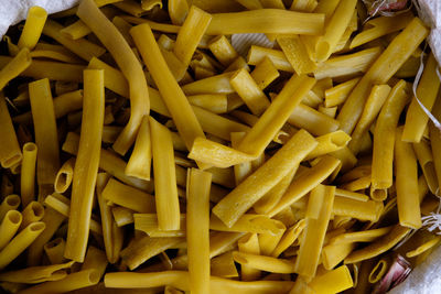 Full frame shot of pasta for sale in store