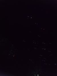 Illuminated star field at night
