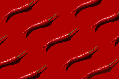 Pattern of chili peppers. red peppers. pop-art style. web-banners, web design, website backgrounds.