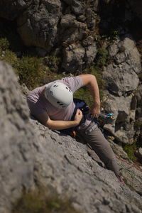 Man on rock