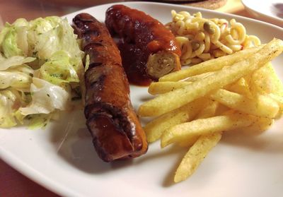 Close-up of food in plate