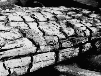 Close-up of stack of bread