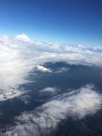 Low angle view of clouds in sky