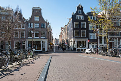 City scenic from amsterdam at the keizersgracht in the netherlands