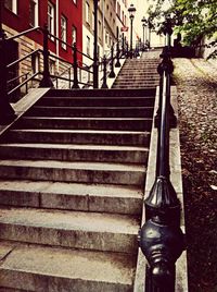 Low angle view of stairs