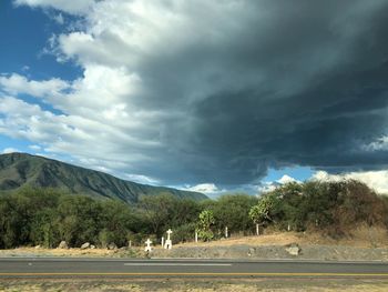 Scenic view of landscape against sky