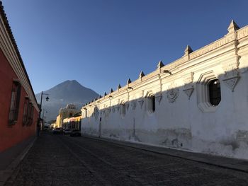 Low angle view of historical building in  antigua guatemala 