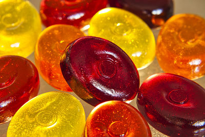 Close-up of multi colored candies