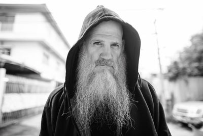 Portrait of mature man outdoors