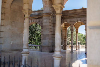 Low angle view of historical building