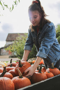 Full length of young woman