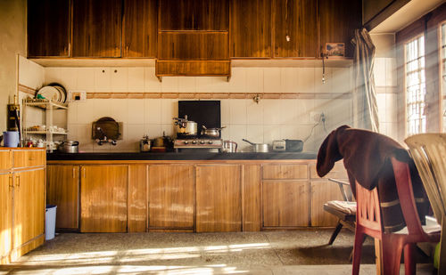 Interior of kitchen