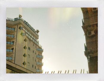 Low angle view of building against sky