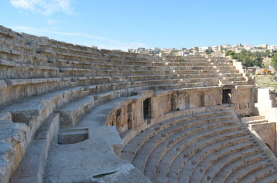View of old ruins against sky