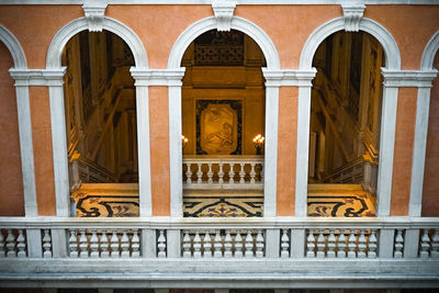 Low angle view of window of a building