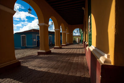 Corridor of building