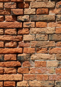 Full frame shot of brick wall
