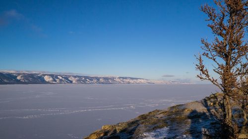 Scenic shot of rock formations