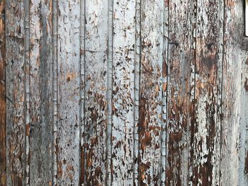 Full frame shot of weathered wooden wall