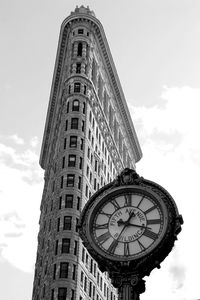 Low angle view of clock tower