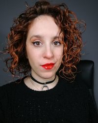 Portrait of beautiful young woman