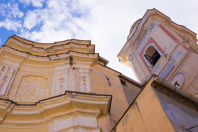 Low angle view of building against sky