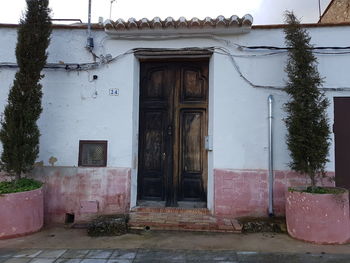 Exterior of house