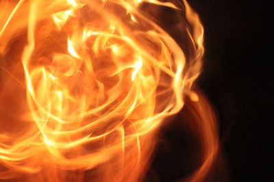 Close-up of fire