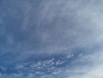 Low angle view of clouds in sky