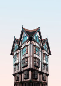 Low angle view of building against sky