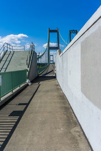 Narrows bridge walkway.