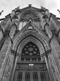 Low angle view of historic building