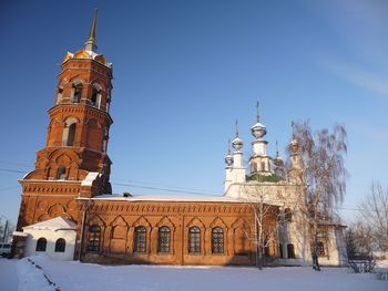 Low angle view of church