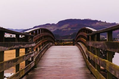 View of built structure against clear sky