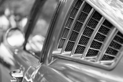 Close-up of vintage car